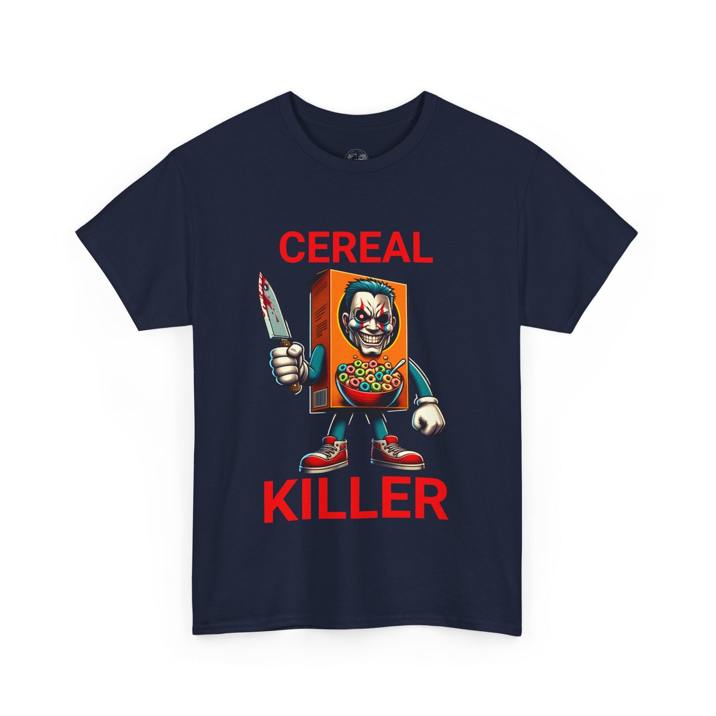 Cereal Killer Tee - Funny Unisex Cotton T-Shirt, Perfect for Halloween, Gift for Foodies, Quirky Humor Shirt