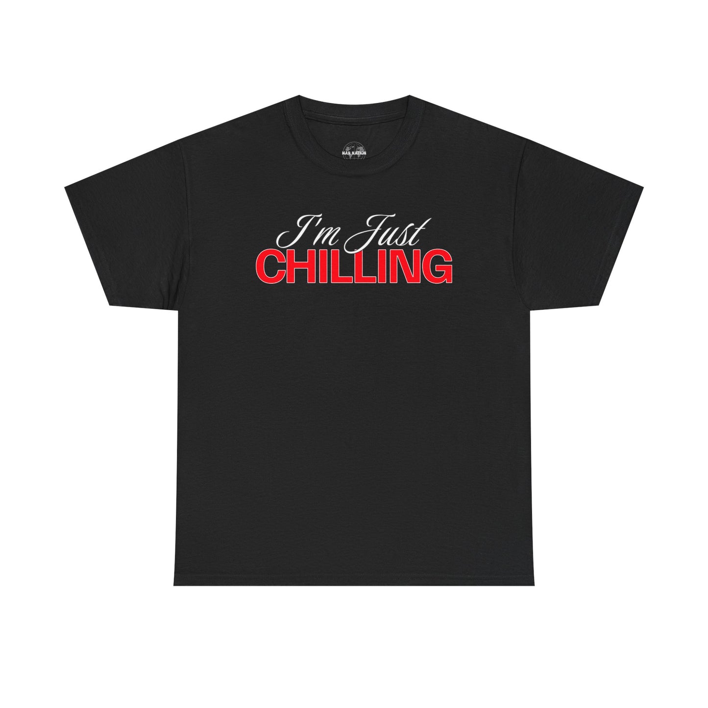 I'm Just Chilling Unisex Cotton Tee, Relaxed Fit Shirt, Casual Everyday Wear, Gift for Friends, Lazy Day Apparel, Summer Top