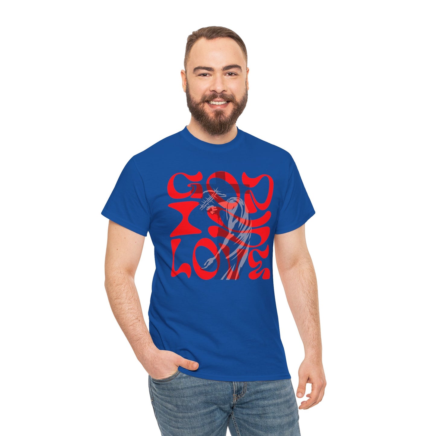God is Love t-shirt, Christian T-shirt, face T-shirt