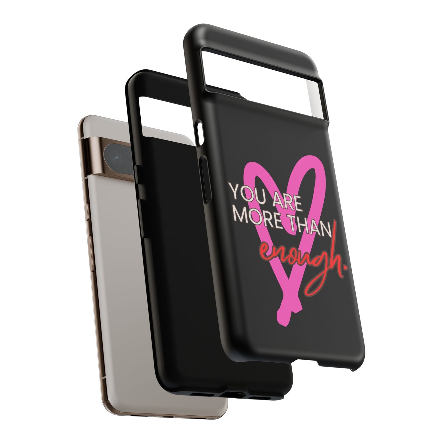 You are more than enough black phone case cute phone case gift, phone case for her
