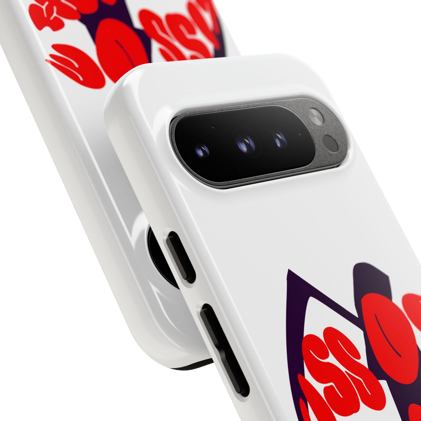 kiss Of Death iPhone Google Pixel Samsung Galaxy, cool design white phone case, iPhone phone Samsung galaxy Google pixel phone case