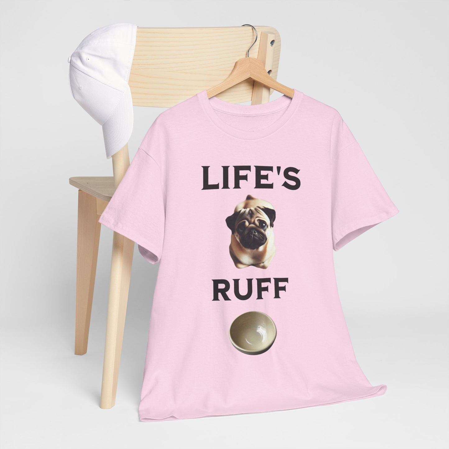 Life is Ruff Funny Shirt, Funny Dog Lover Shirt, Gifts for Pet Owners, Casual Wear, Dog-Themed Apparel, Birthday Gift