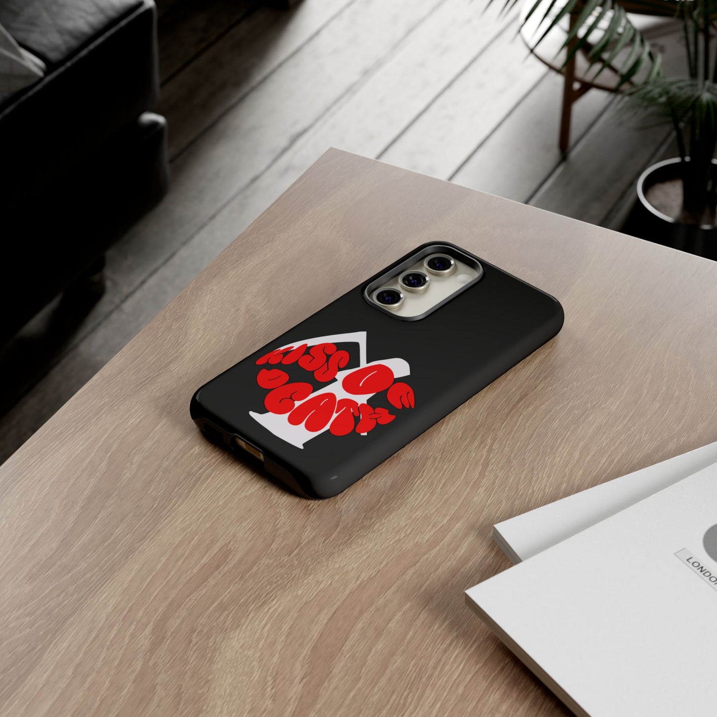 kiss Of Death Phone Case , cool phone case, cool design phone case, iPhone phone case, Samsung phone case, google phone case, black case
