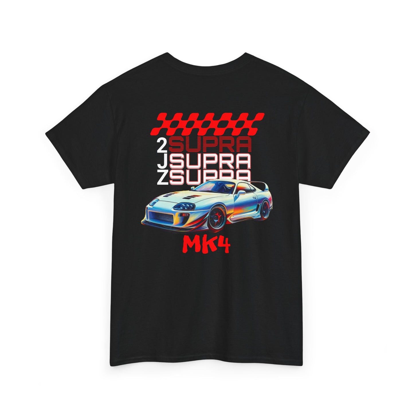 2JZ Supra MK4 Unisex Heavy Cotton Tee - Perfect T-Shirt for Car Enthusiasts, Gift for Birthdays, Car Shows, Everyday Wear