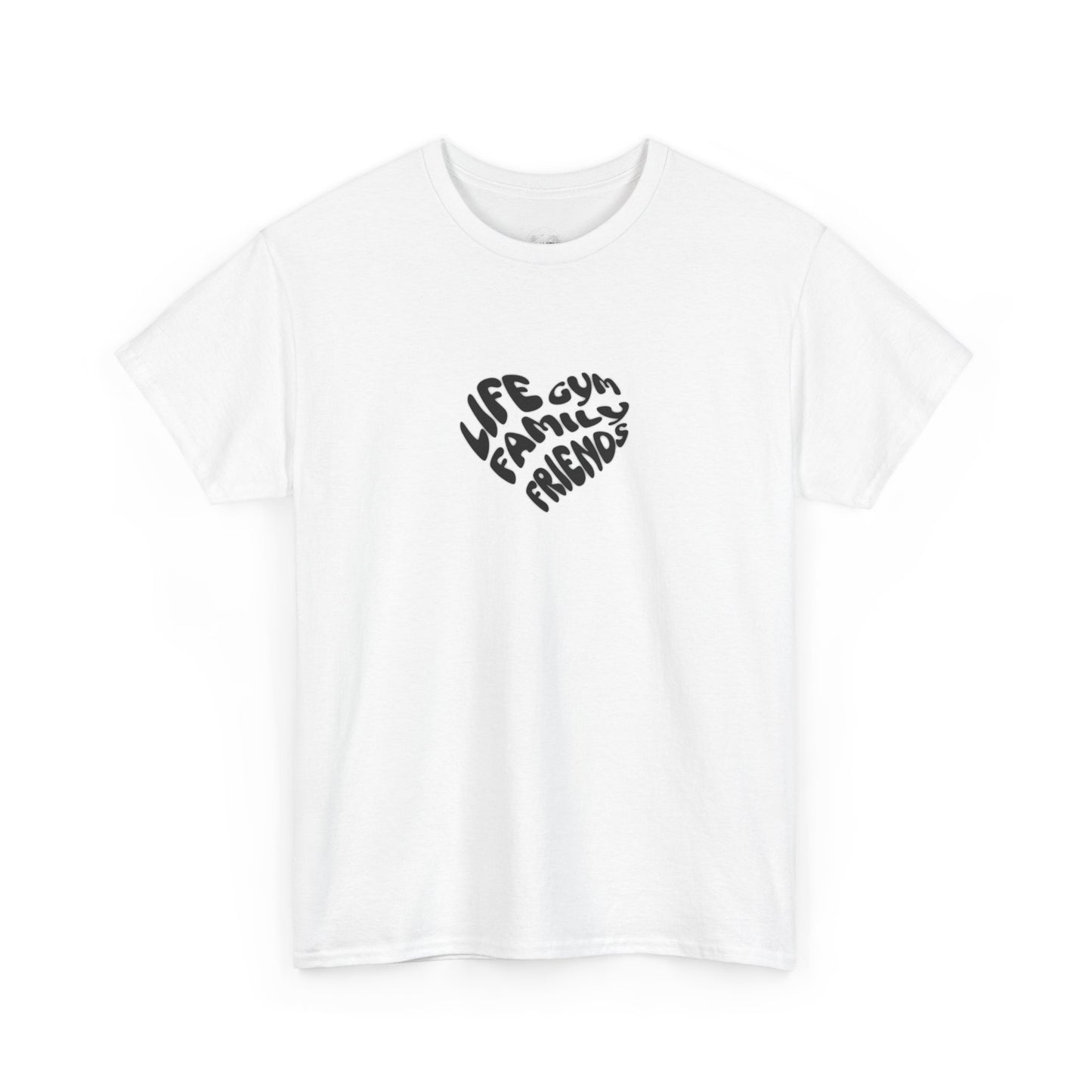 Life family friends gym shirt gym shirt fitness enthusiast shirt gym rat shirt