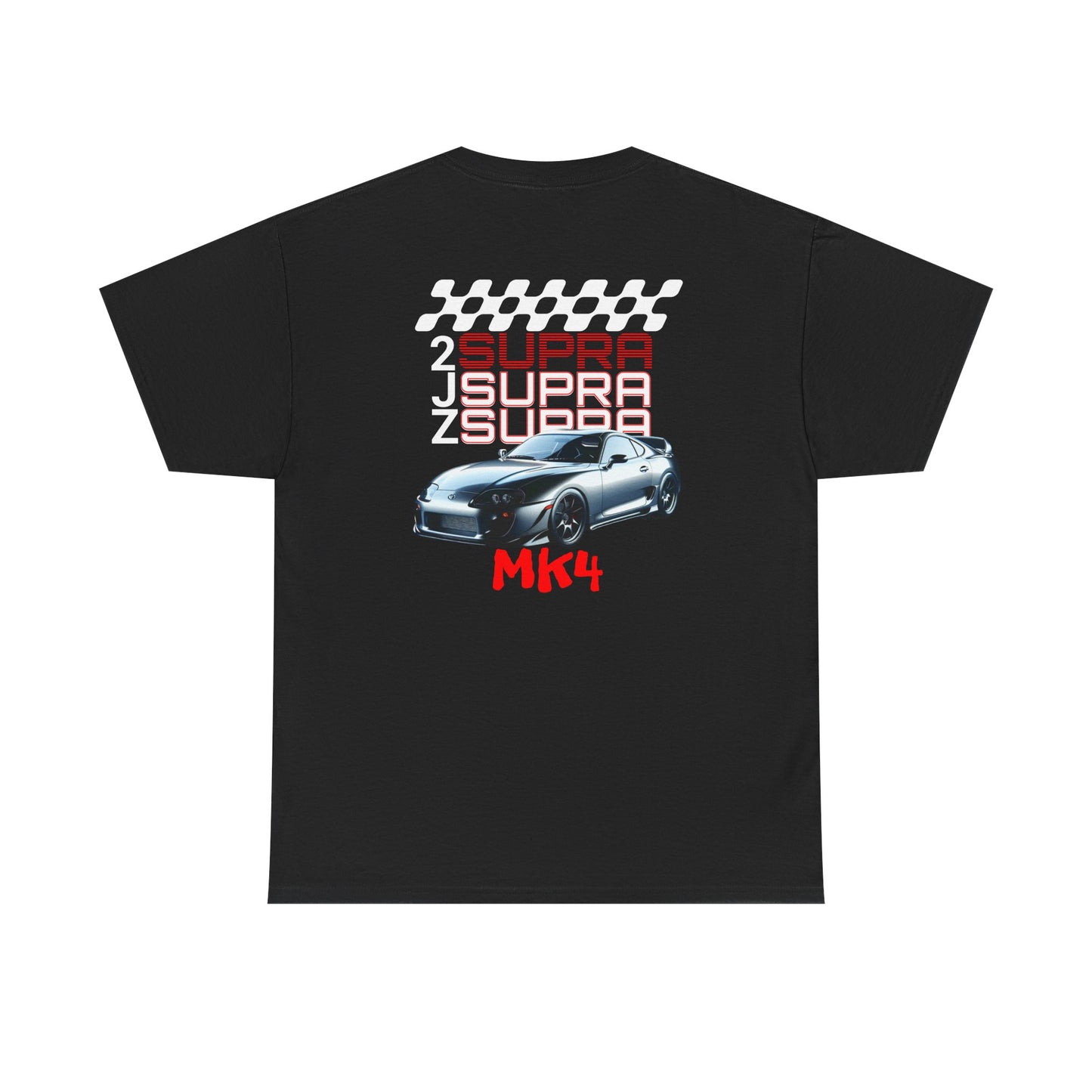 2JZ Supra MK4 Unisex Heavy Cotton Tee - Perfect T-Shirt for Car Enthusiasts, Gift for Birthdays, Car Shows, Everyday Wear