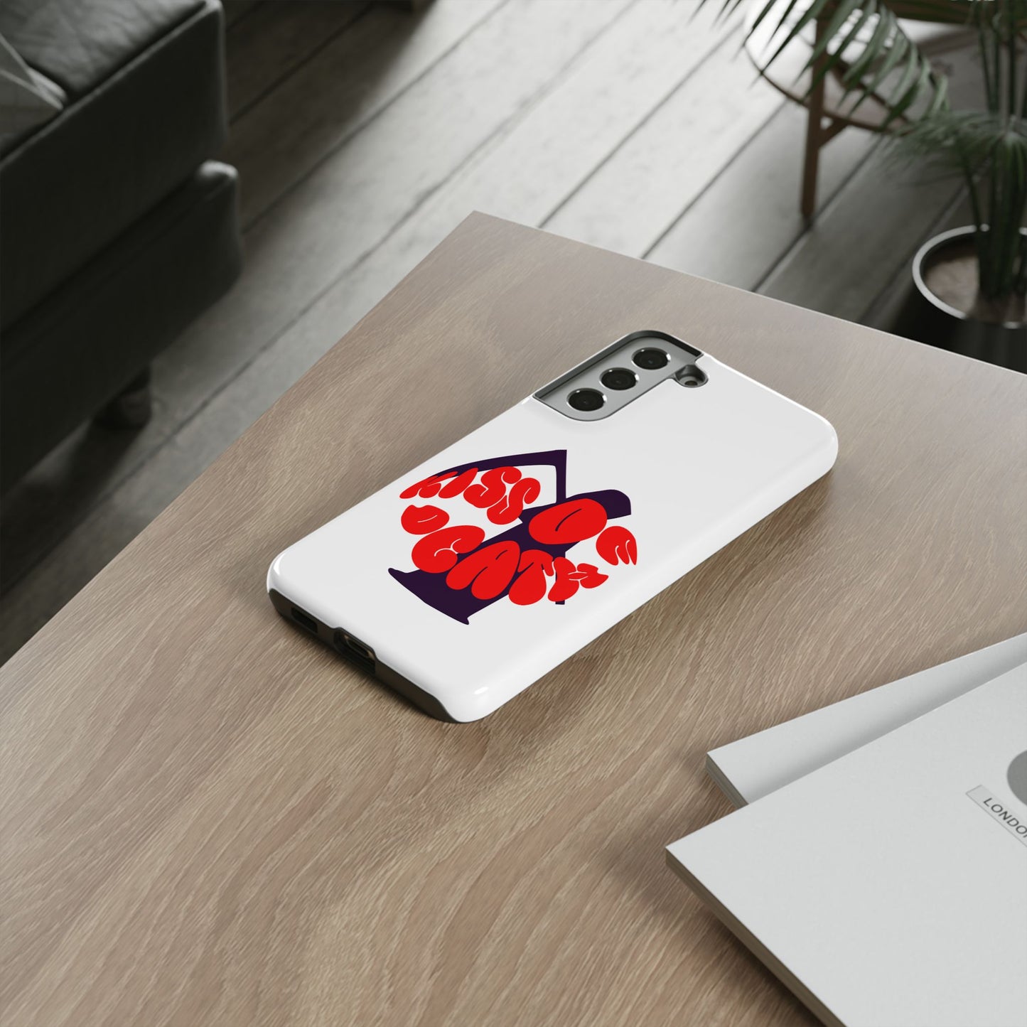 kiss Of Death iPhone Google Pixel Samsung Galaxy, cool design white phone case, iPhone phone Samsung galaxy Google pixel phone case