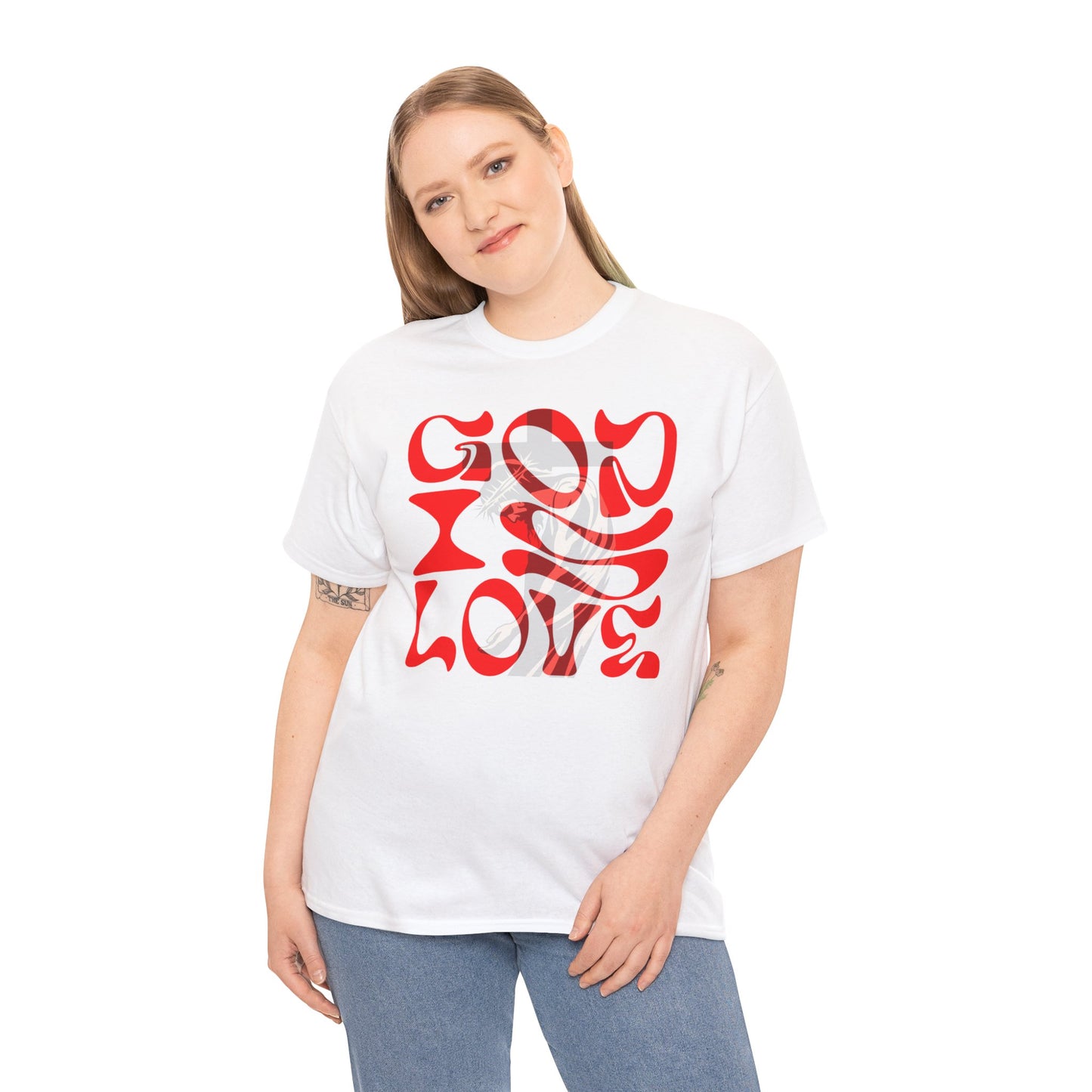 God is Love t-shirt, Christian T-shirt, face T-shirt