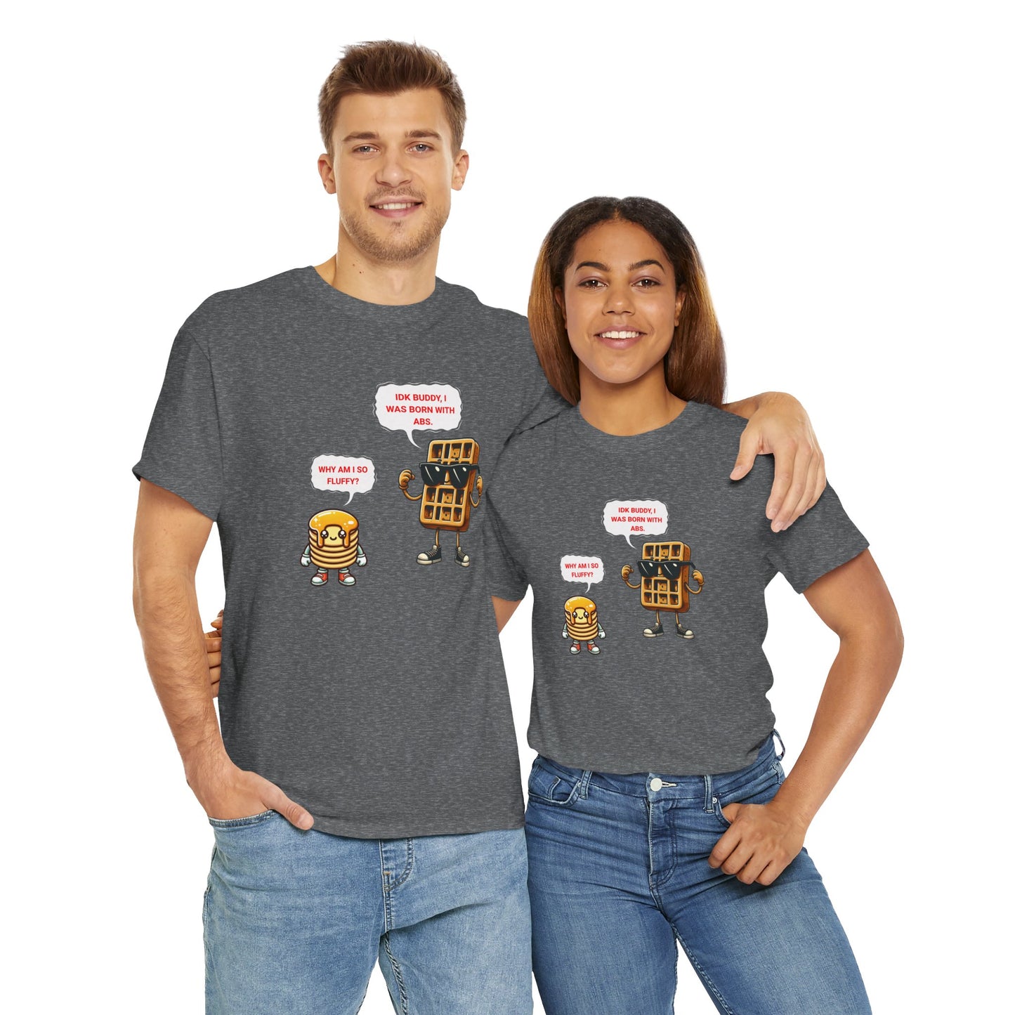 Funny breakfast waffle shirt waffle with abs shirt breakfast lovers shirt, waffle lovers shirt
