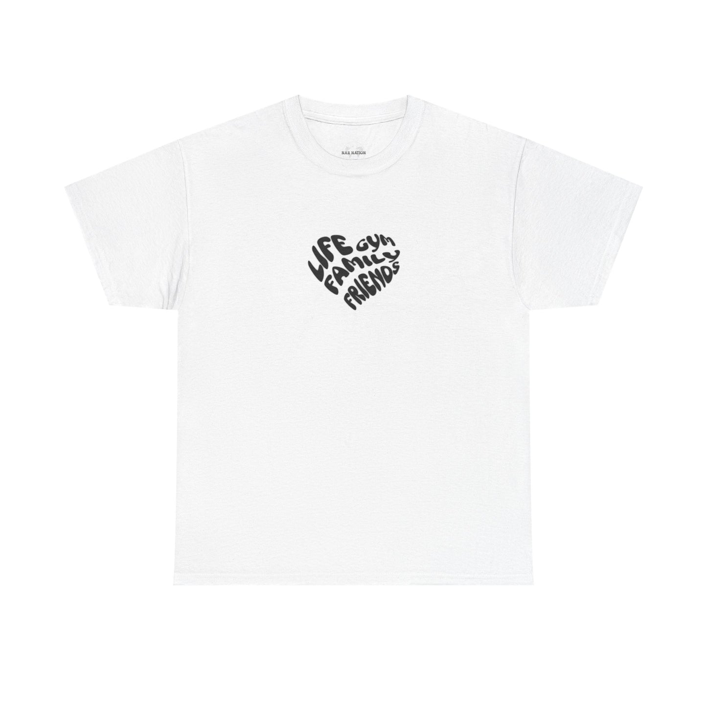 Life family friends gym shirt gym shirt fitness enthusiast shirt gym rat shirt