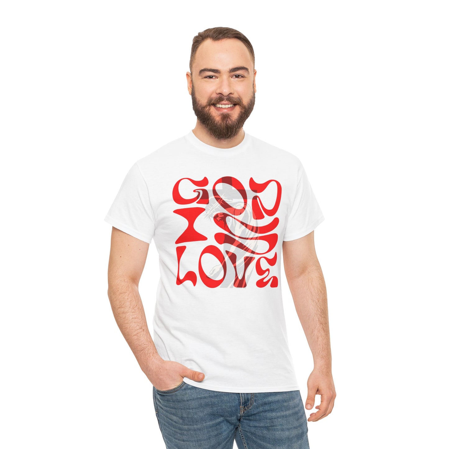 God is Love t-shirt, Christian T-shirt, face T-shirt