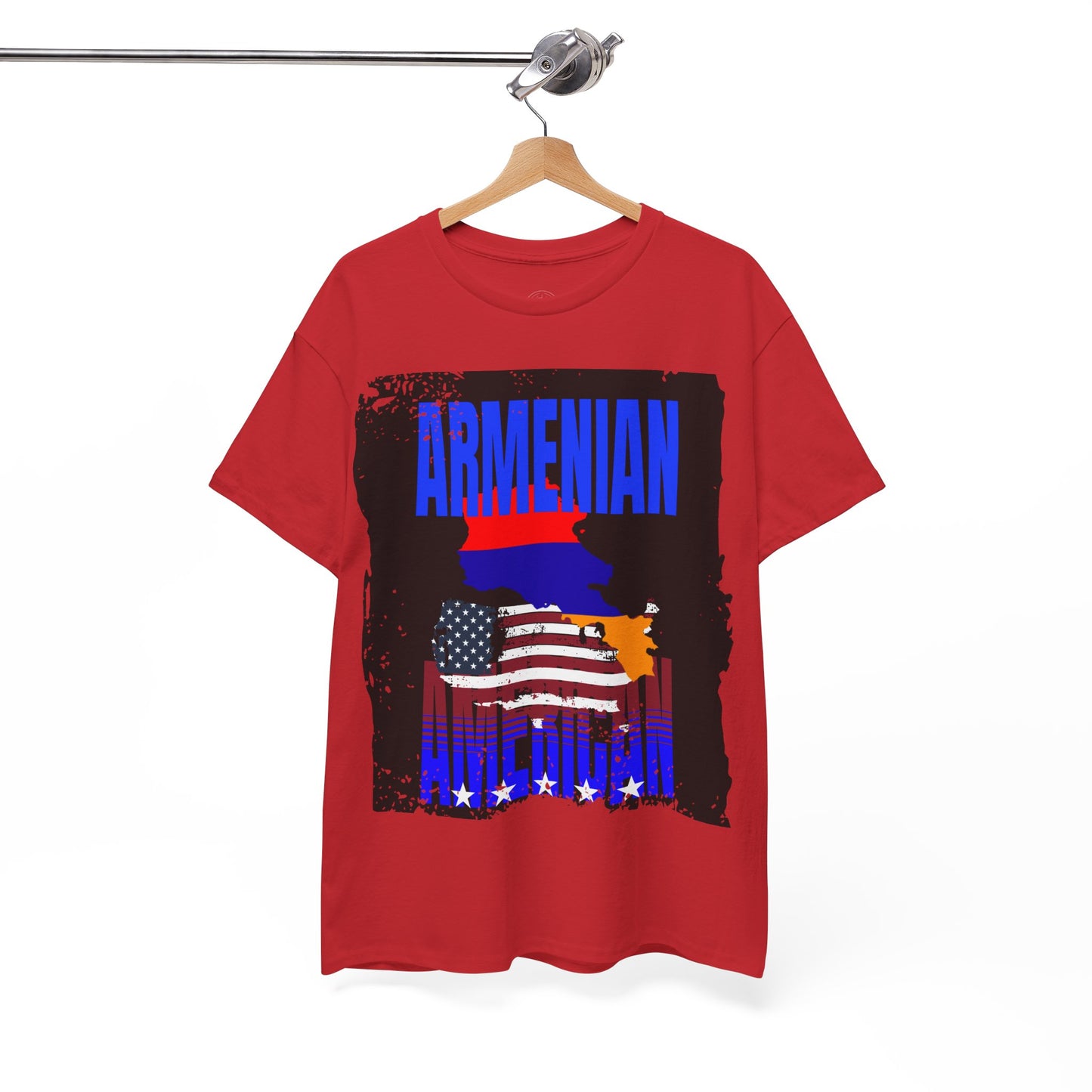 Armenian American T-shirt, Unisex T-Shirt for Heritage, Independence Day, Gifts for Armenians, Casual Wear, Patriotic Shirt