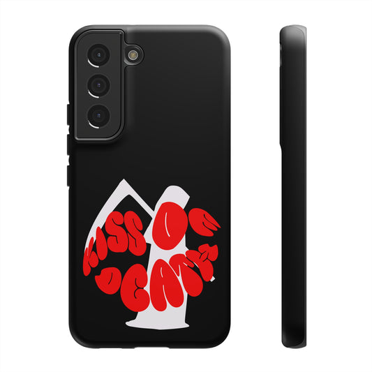 kiss Of Death Phone Case , cool phone case, cool design phone case, iPhone phone case, Samsung phone case, google phone case, black case