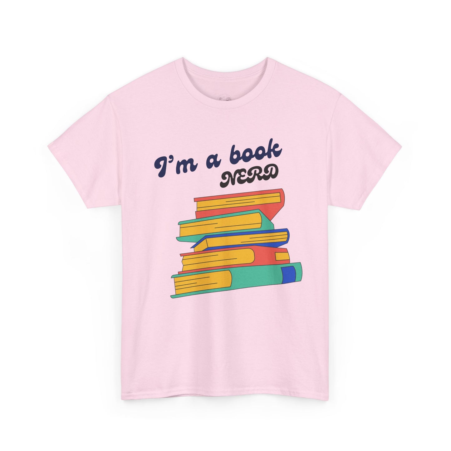 I'm a Book Nerd Unisex Heavy Cotton Tee, Perfect for Book Lovers, Reading Gifts, Nerdy Apparel, Casual Wear, book nerd shirt