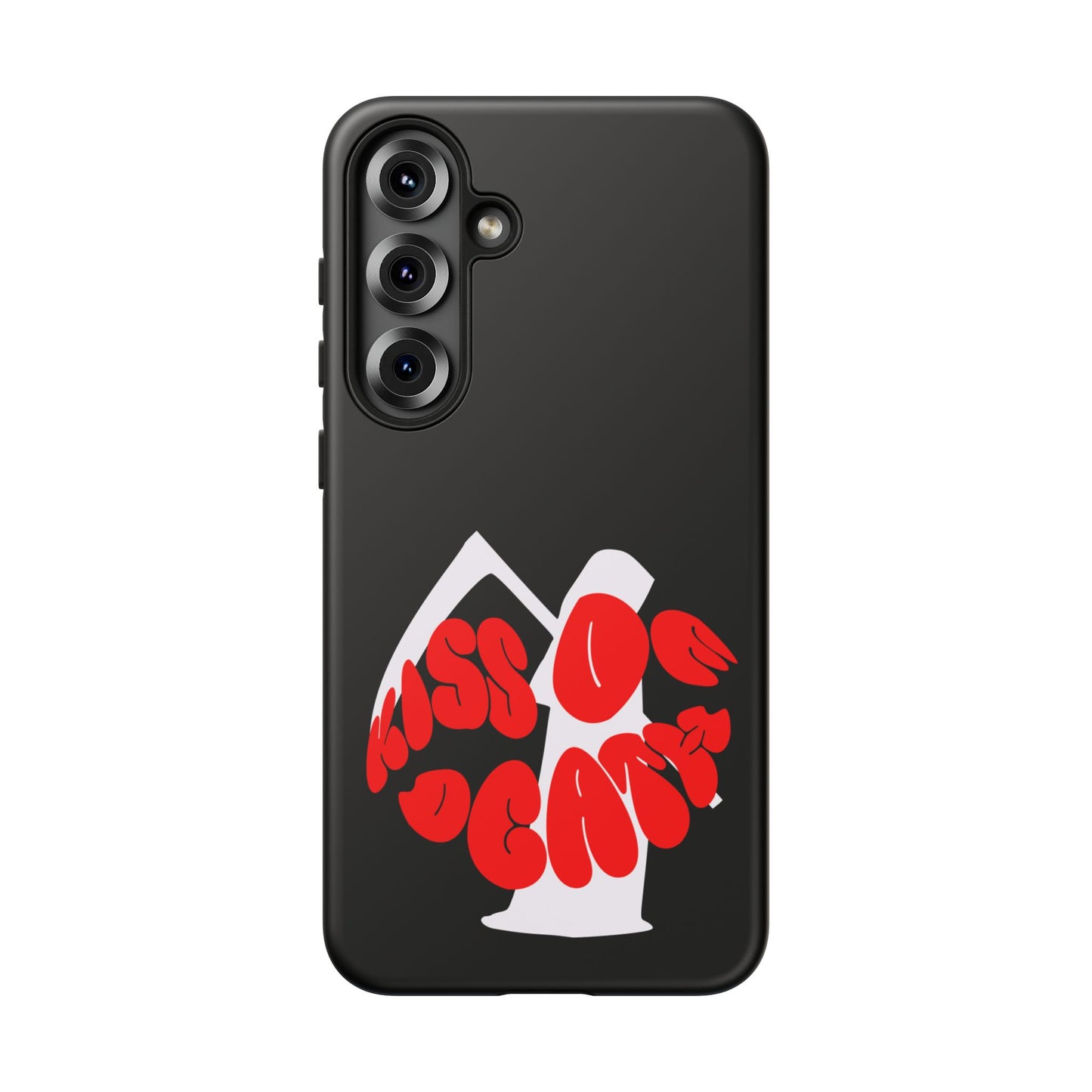 kiss Of Death Phone Case , cool phone case, cool design phone case, iPhone phone case, Samsung phone case, google phone case, black case