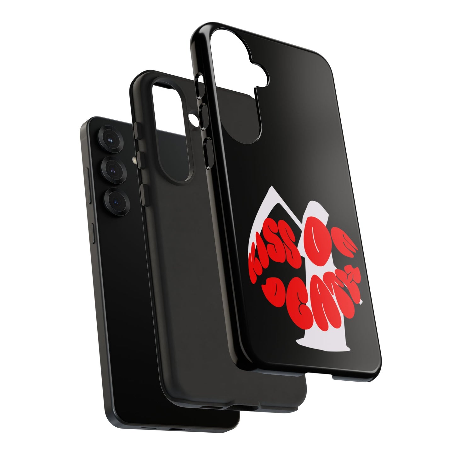 kiss Of Death Phone Case , cool phone case, cool design phone case, iPhone phone case, Samsung phone case, google phone case, black case