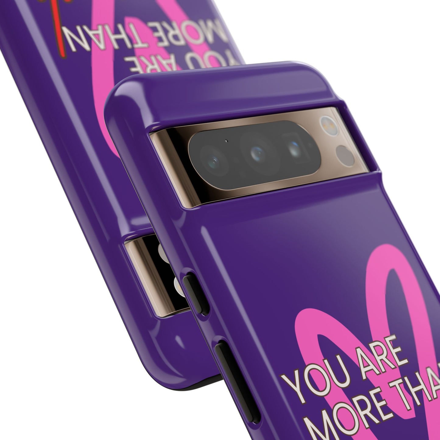 You are more than enough purple phone case, cute phone case gift