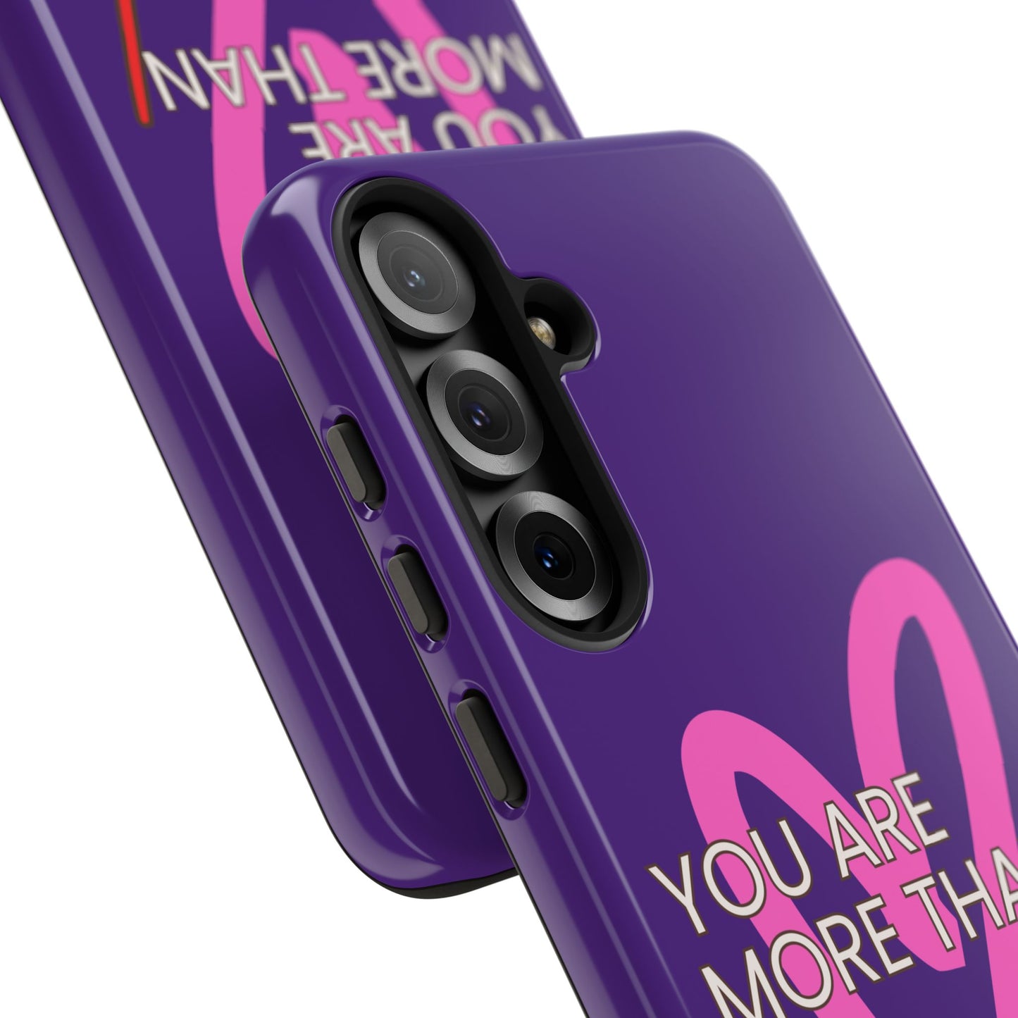 You are more than enough purple phone case, cute phone case gift