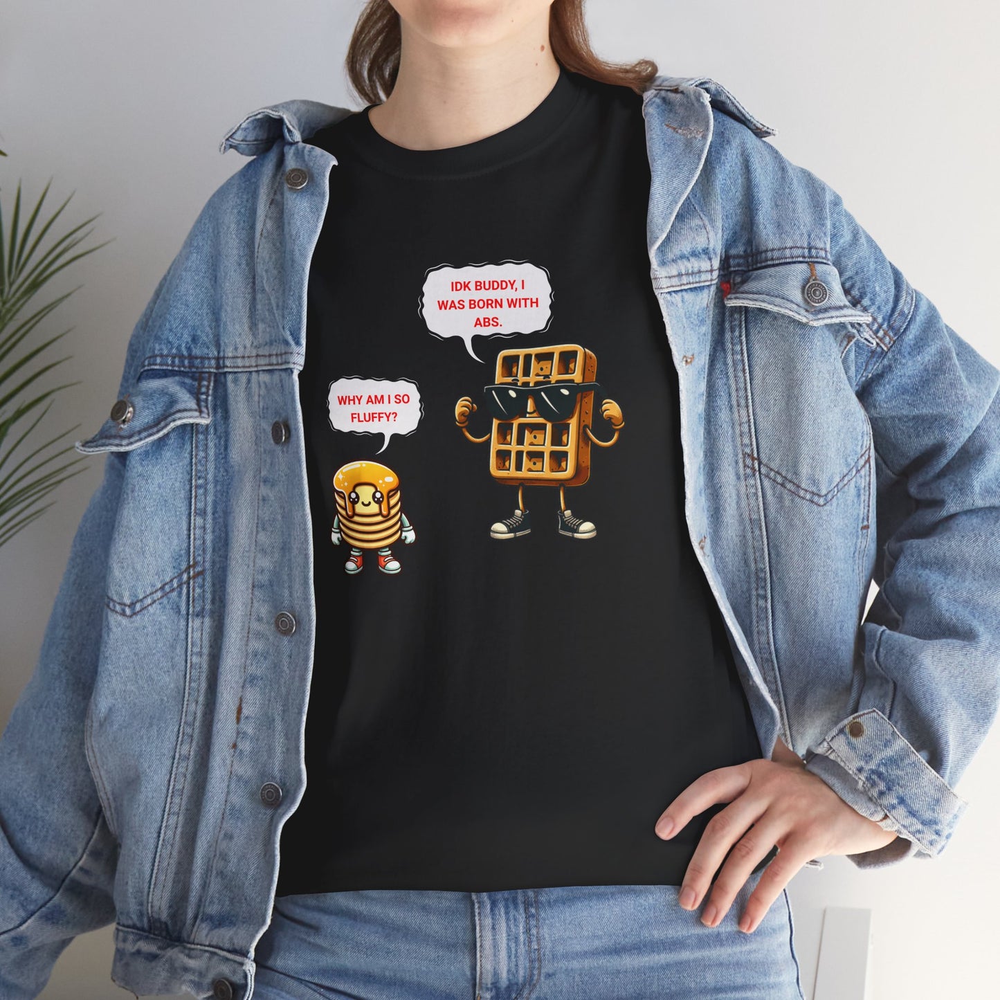 Funny breakfast waffle shirt waffle with abs shirt breakfast lovers shirt, waffle lovers shirt