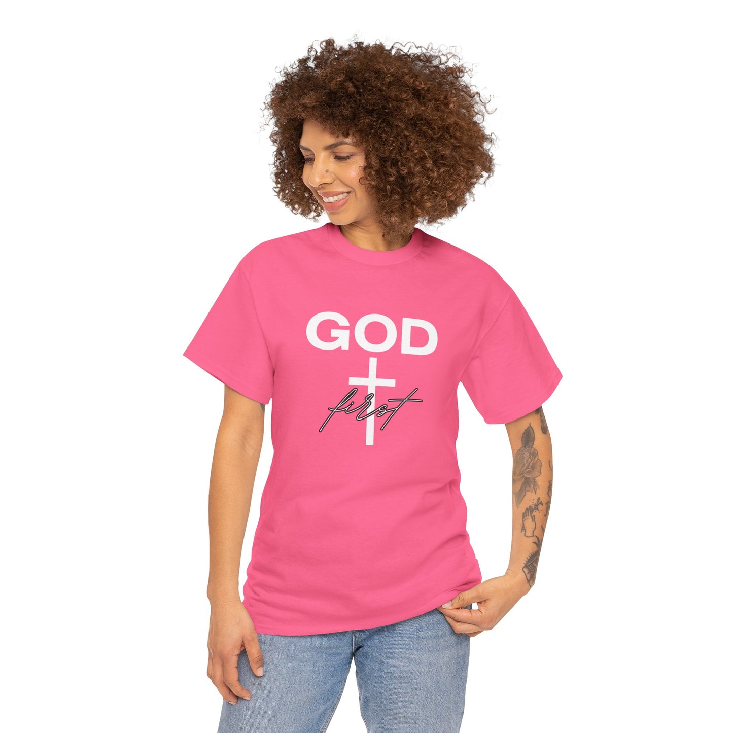 God first t-shirt, Christian t-shirt, faith-shirt