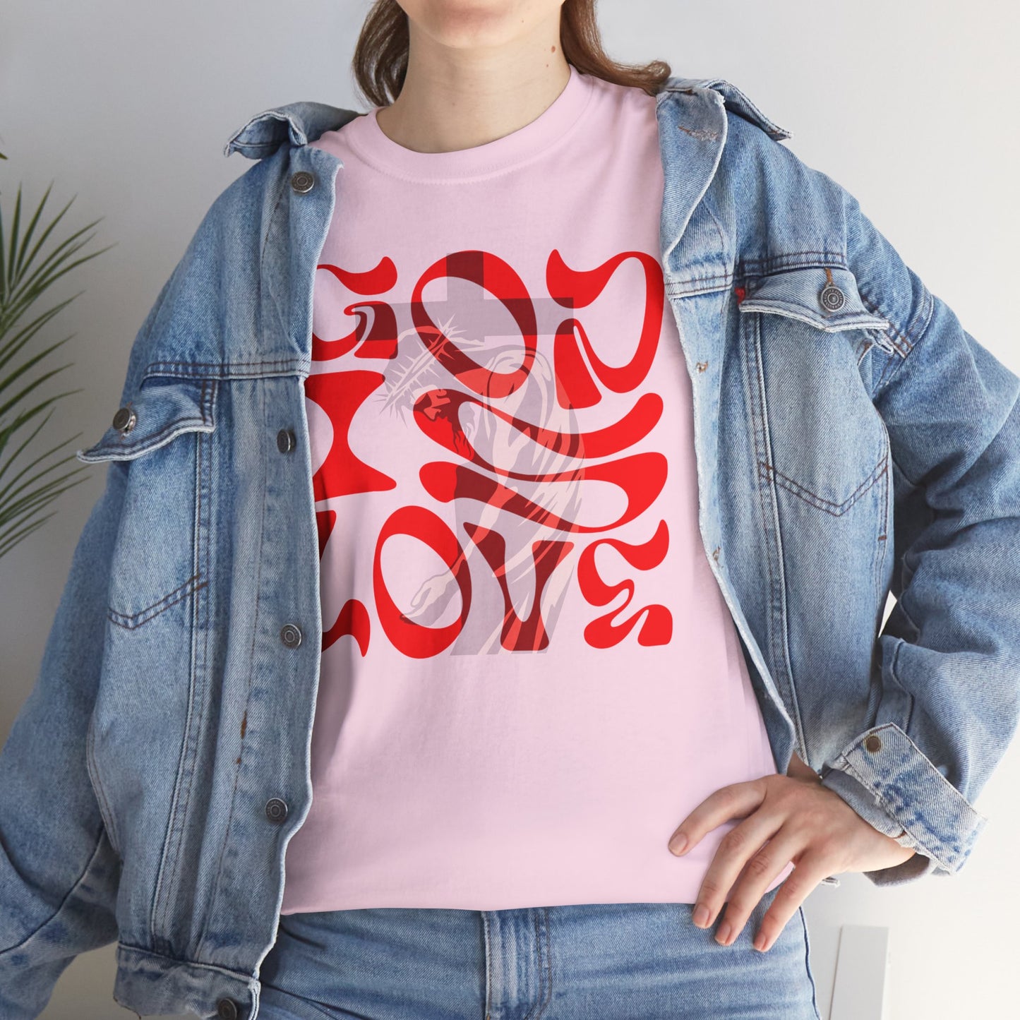 God is Love t-shirt, Christian T-shirt, face T-shirt