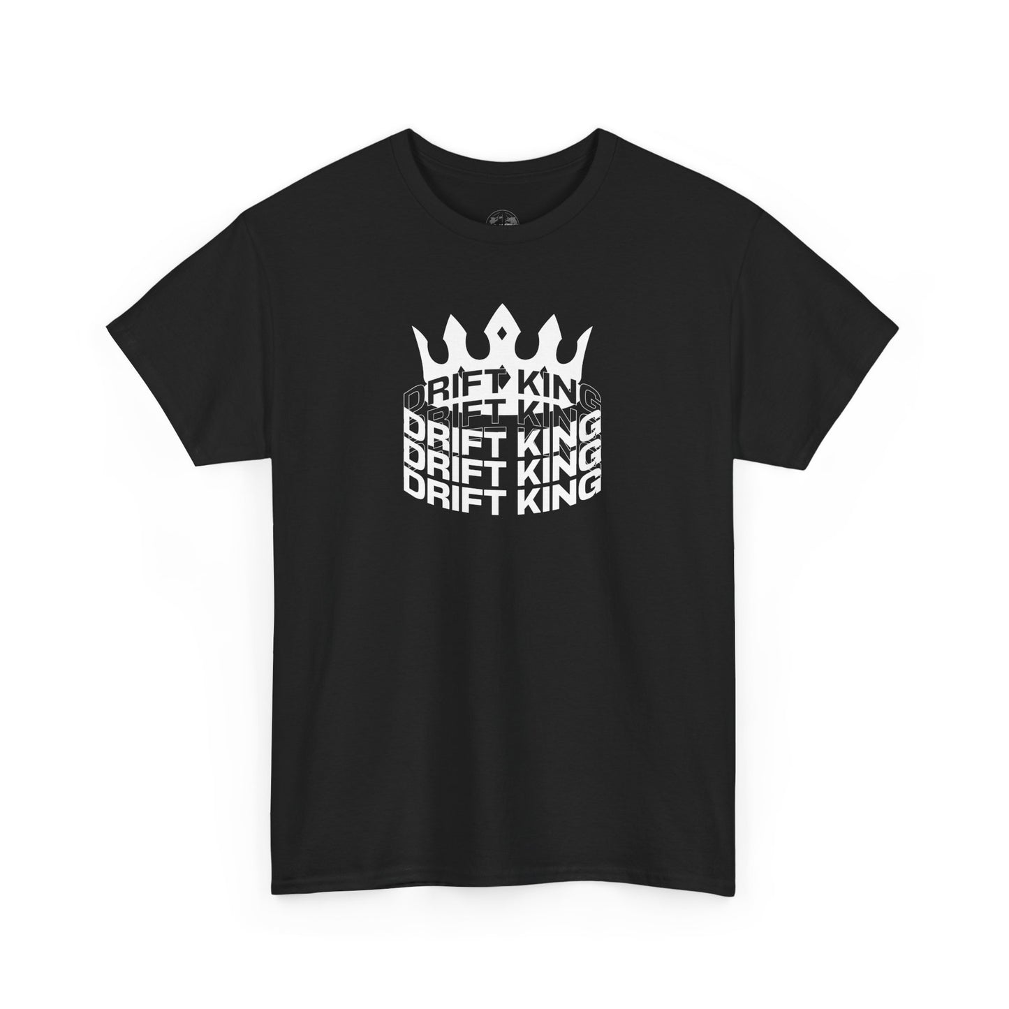 Drift King Unisex Heavy Cotton Tee - Stylish Streetwear, Perfect for Car Enthusiasts, Gift for Drivers, Casual Wear, Unique Tee