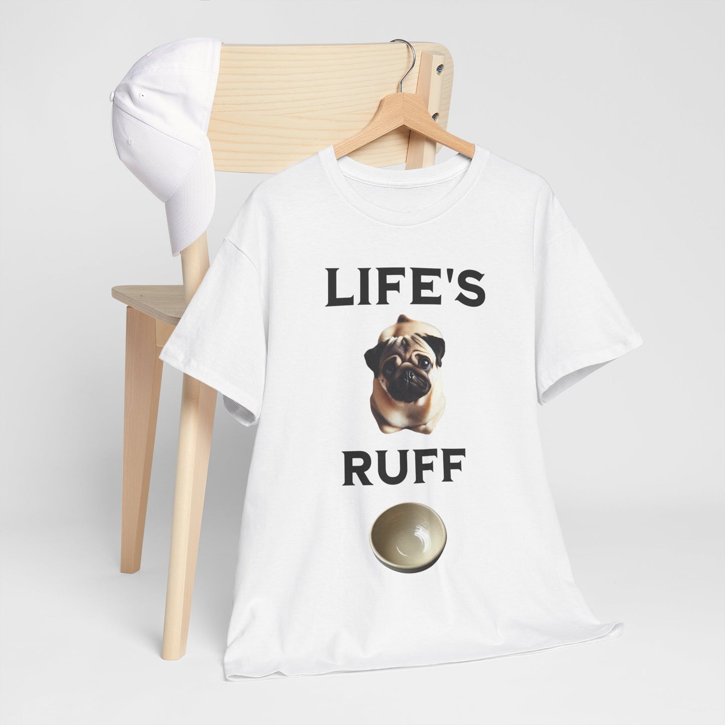 Life is Ruff Funny Shirt, Funny Dog Lover Shirt, Gifts for Pet Owners, Casual Wear, Dog-Themed Apparel, Birthday Gift