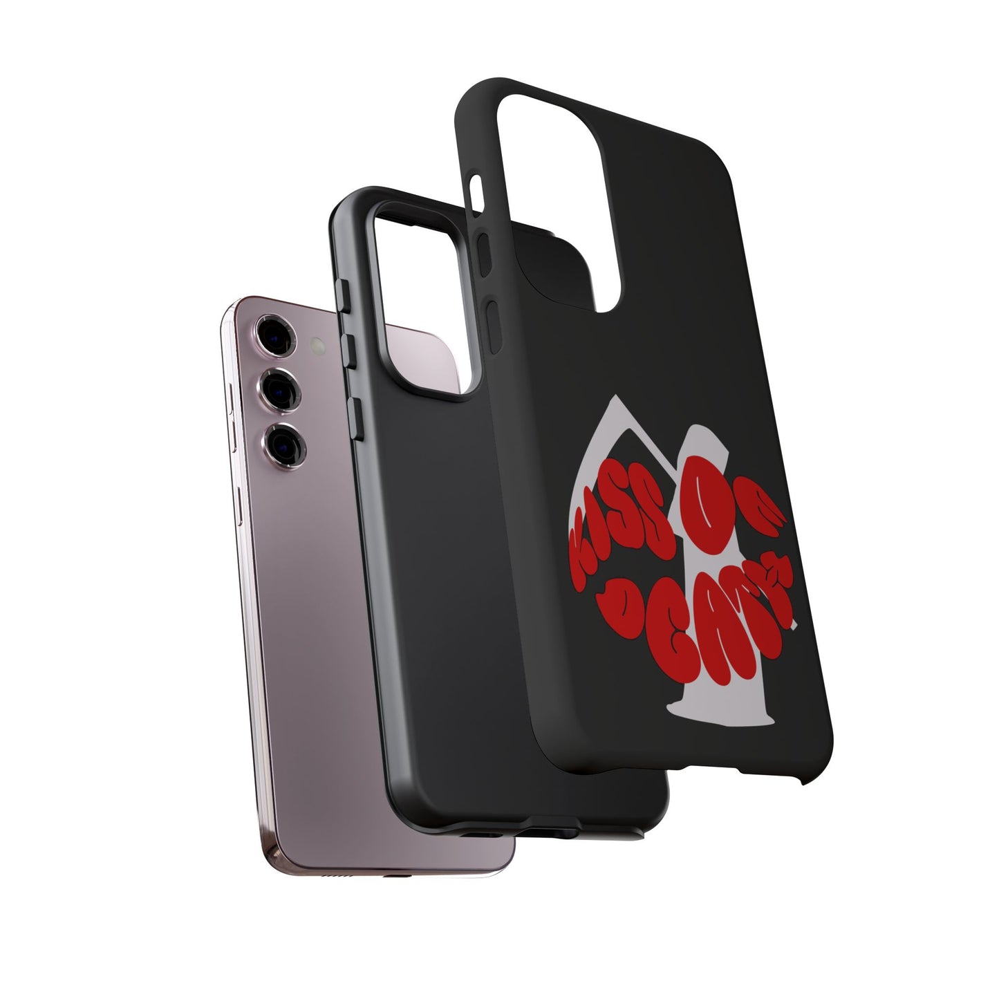 kiss Of Death Phone Case , cool phone case, cool design phone case, iPhone phone case, Samsung phone case, google phone case, black case