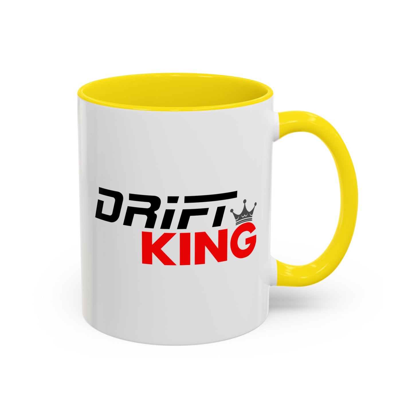 Drift King Accent Coffee Mug Perfect Gift for Car Enthusiasts, Drift Racing Fans, Collectible Mug, Unique Drinkware for Special Occasions