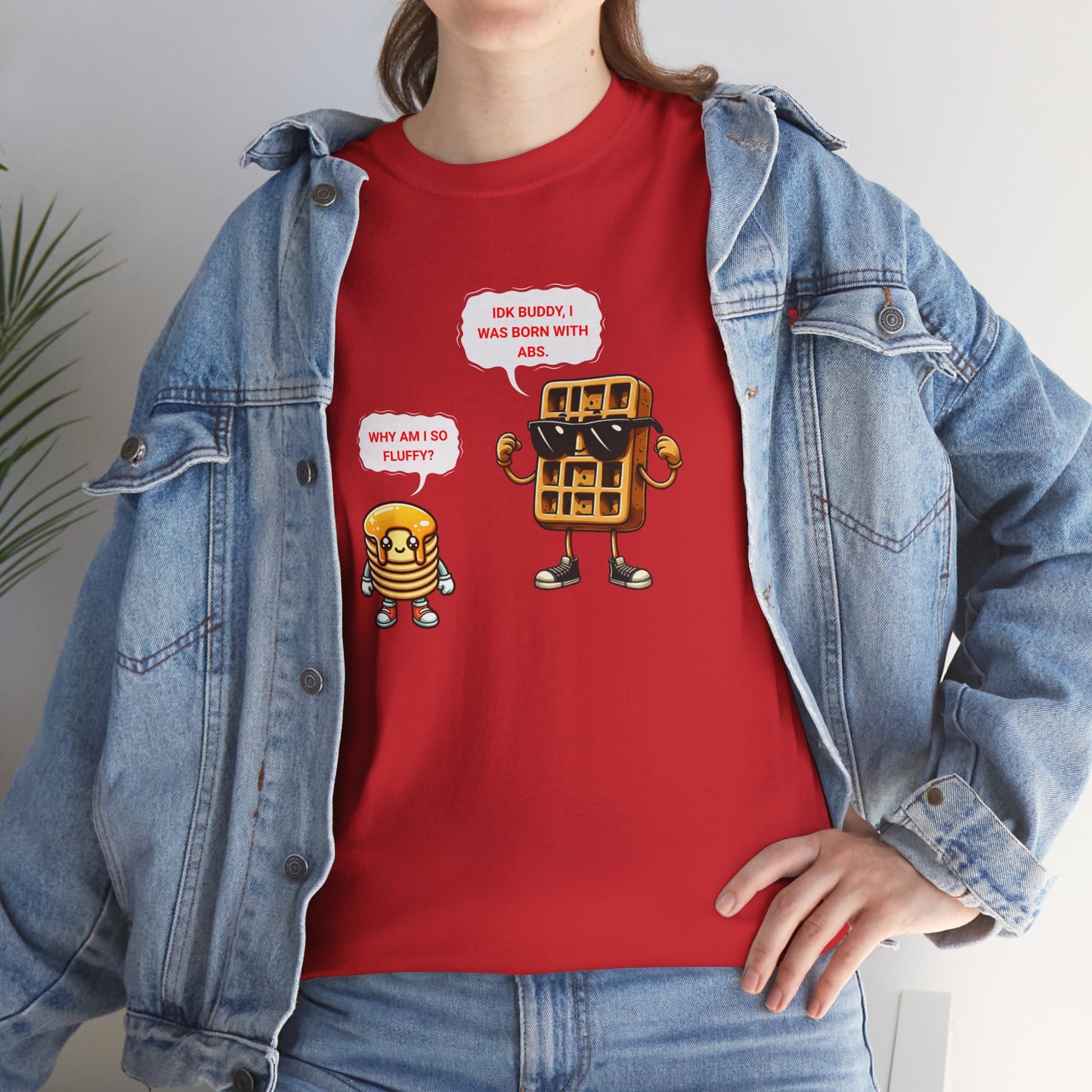 Funny breakfast waffle shirt waffle with abs shirt breakfast lovers shirt, waffle lovers shirt