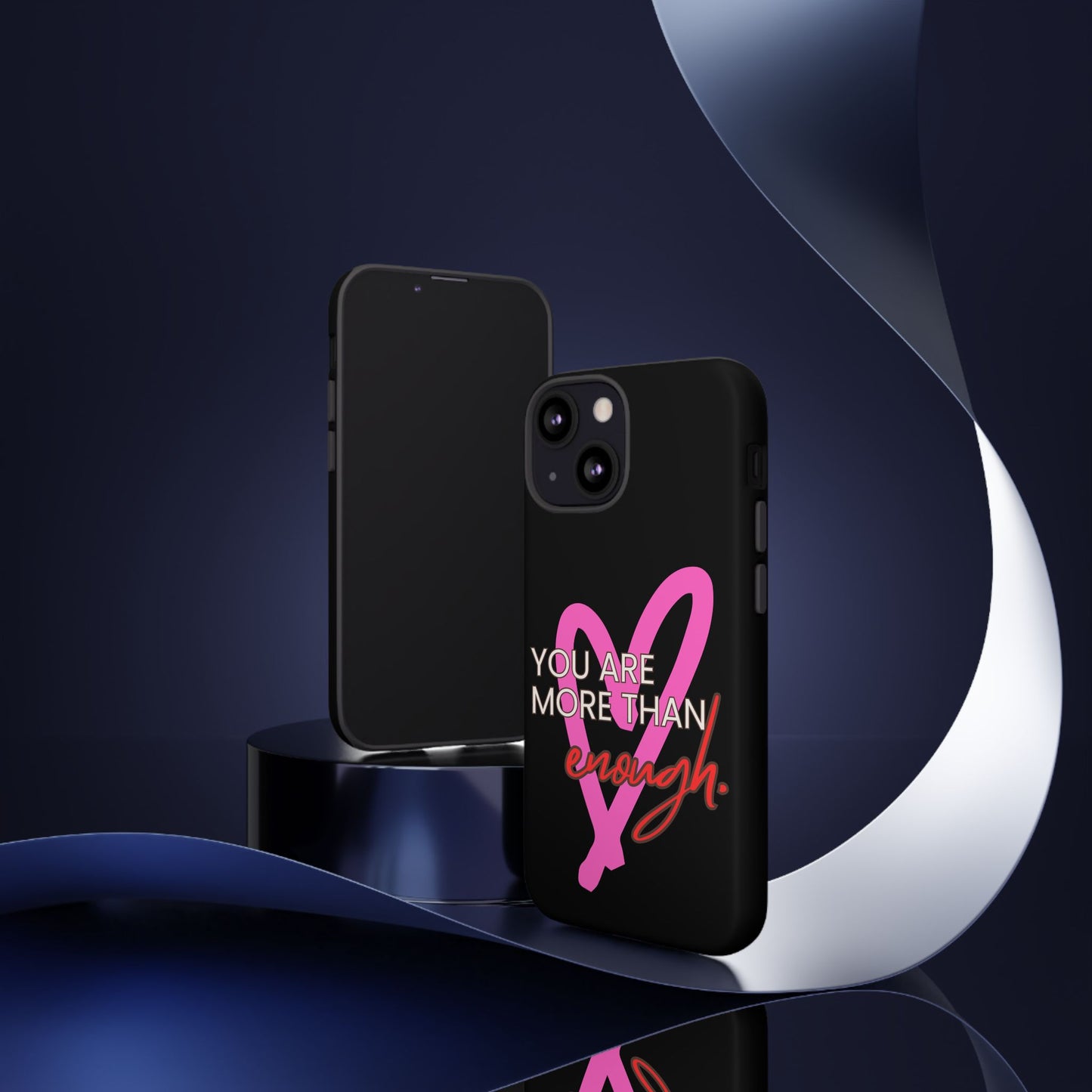 You are more than enough black phone case cute phone case gift, phone case for her