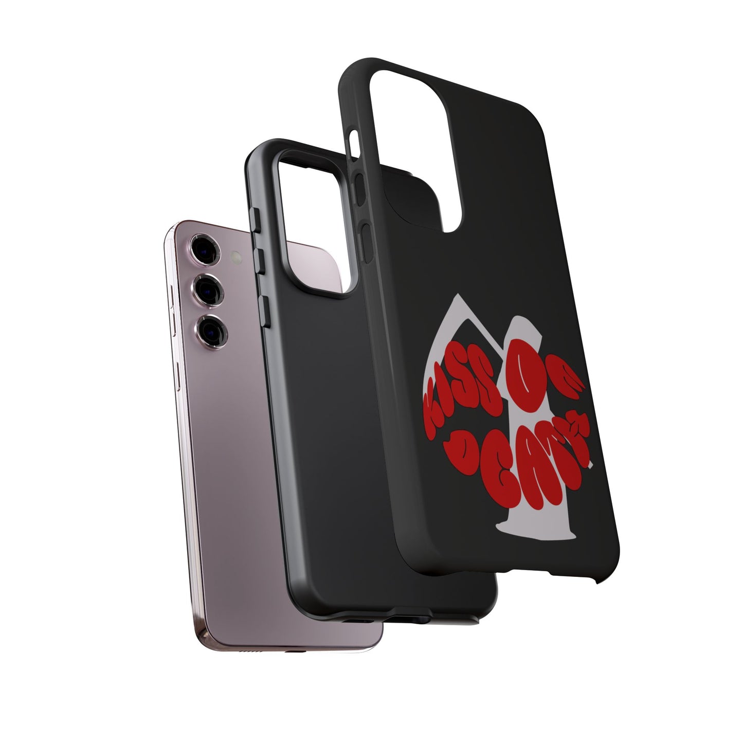 kiss Of Death Phone Case , cool phone case, cool design phone case, iPhone phone case, Samsung phone case, google phone case, black case