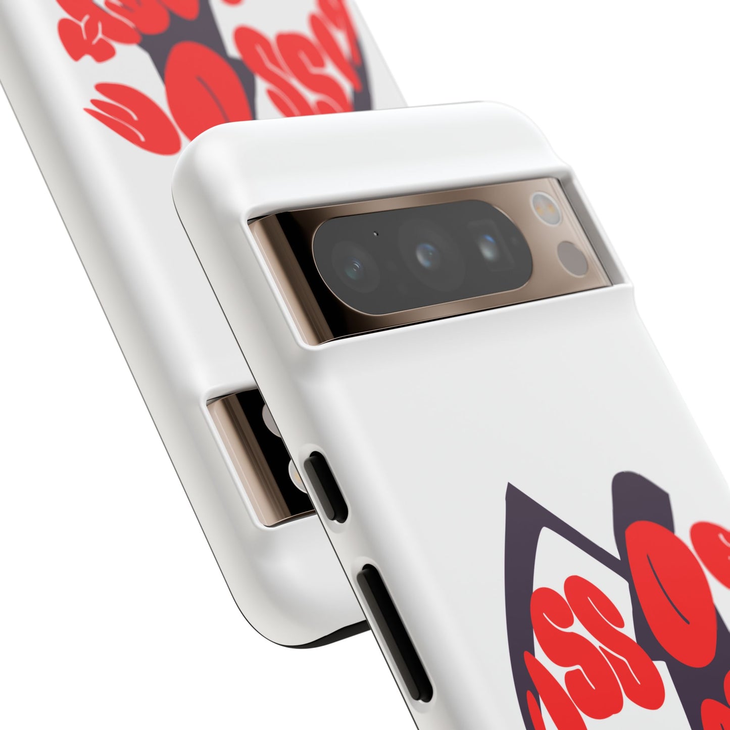 kiss Of Death iPhone Google Pixel Samsung Galaxy, cool design white phone case, iPhone phone Samsung galaxy Google pixel phone case