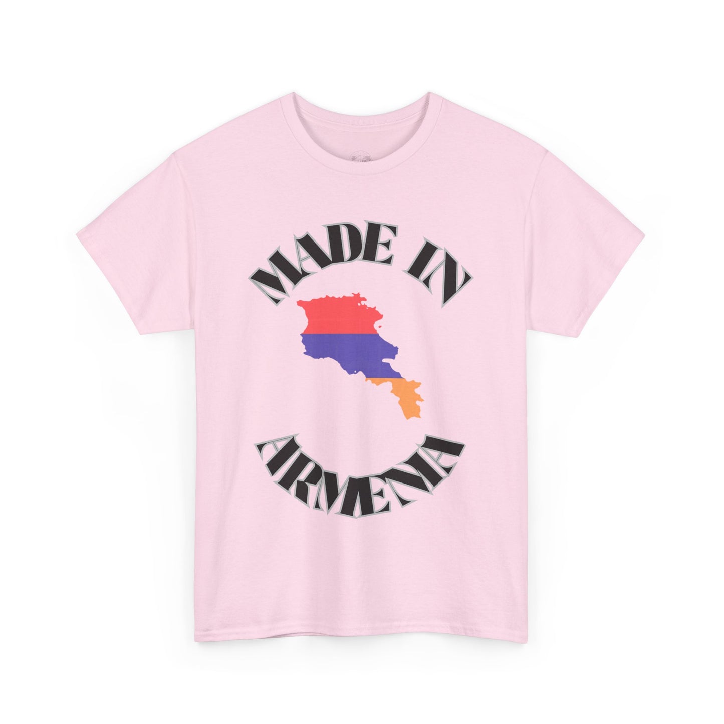 Proudly Made in Armenia Tee - Unisex Heavy Cotton T-Shirt, Armenian Pride, Gift for Him/Her, Travel Souvenir, Casual Wear, Cultural Apparel