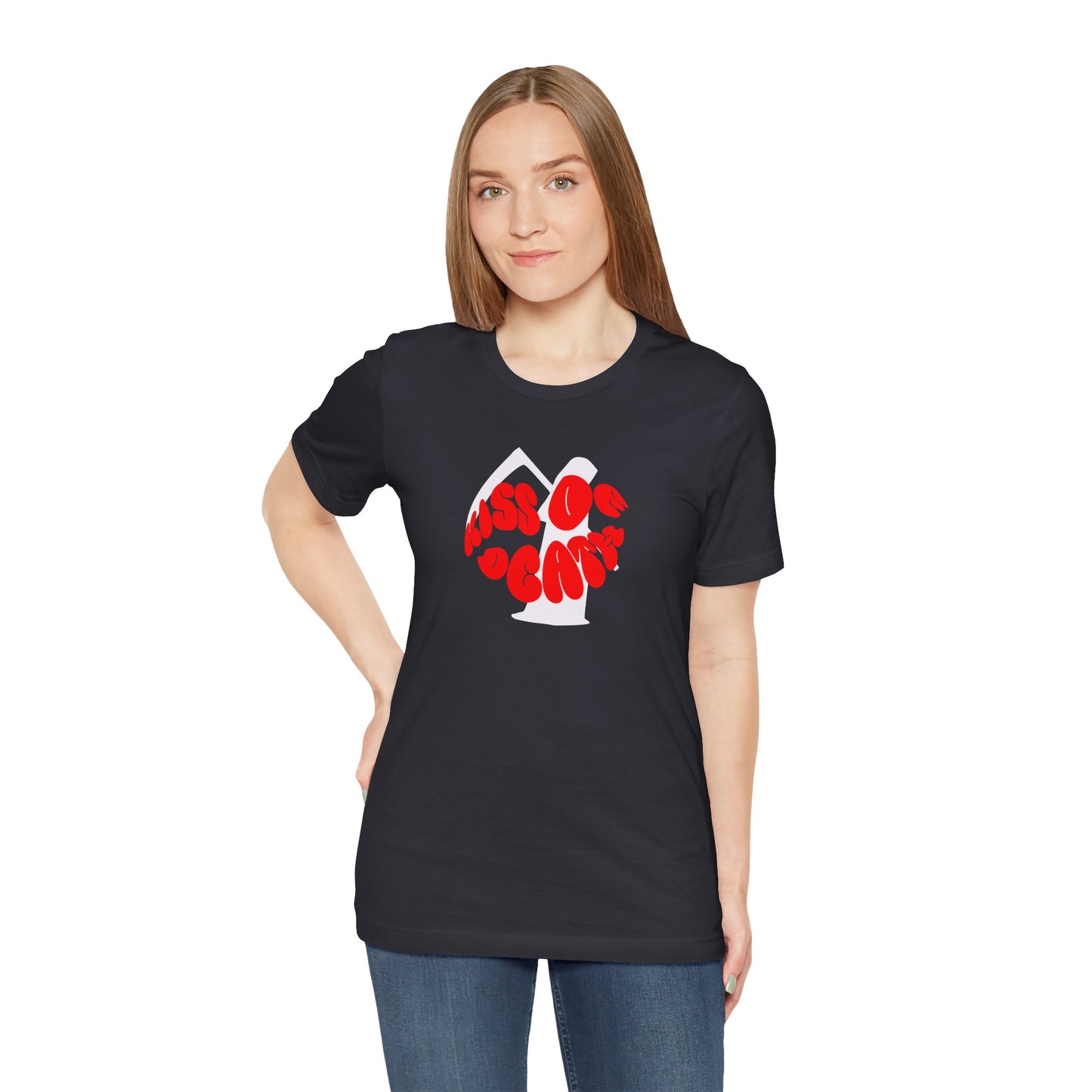 Kiss Of Death Tee, Unisex Graphic Tee, Casual Shirt, Halloween Apparel