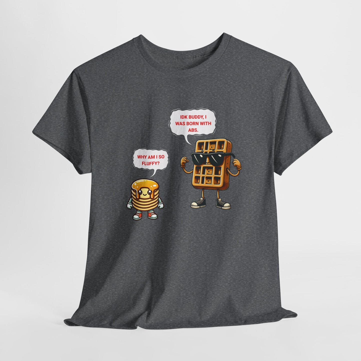 Funny breakfast waffle shirt waffle with abs shirt breakfast lovers shirt, waffle lovers shirt