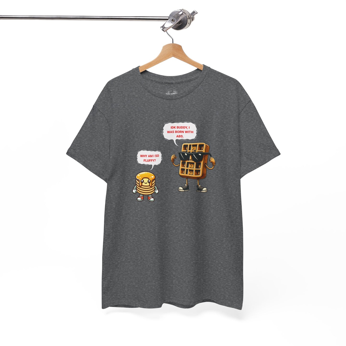 Funny breakfast waffle shirt waffle with abs shirt breakfast lovers shirt, waffle lovers shirt