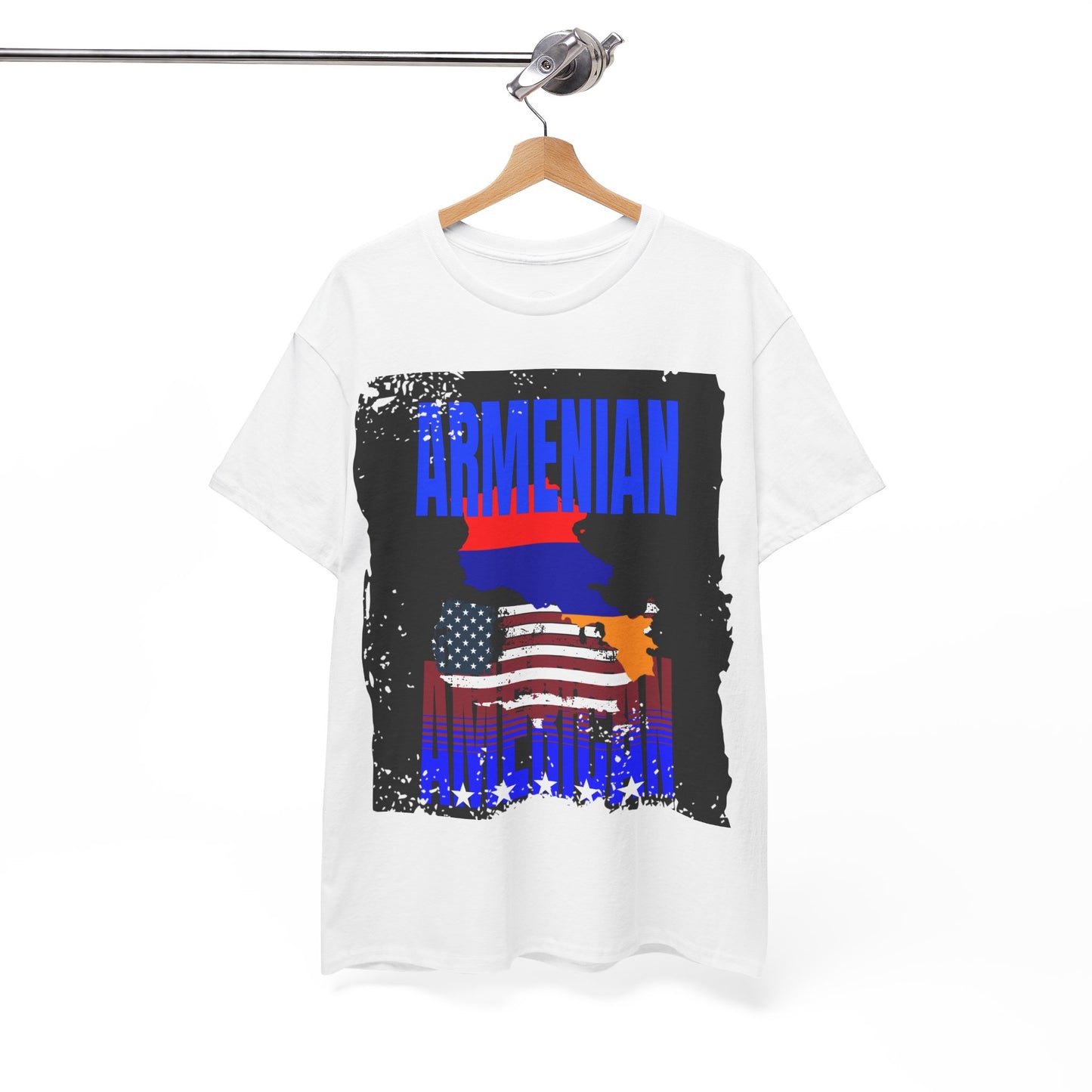 Armenian American T-shirt, Unisex T-Shirt for Heritage, Independence Day, Gifts for Armenians, Casual Wear, Patriotic Shirt