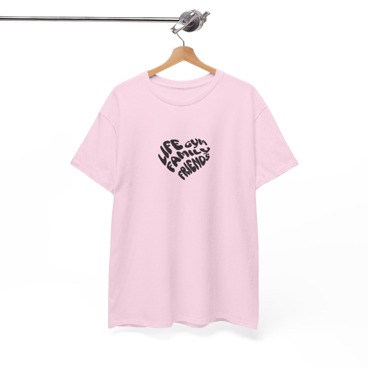 Life family friends gym shirt gym shirt fitness enthusiast shirt gym rat shirt