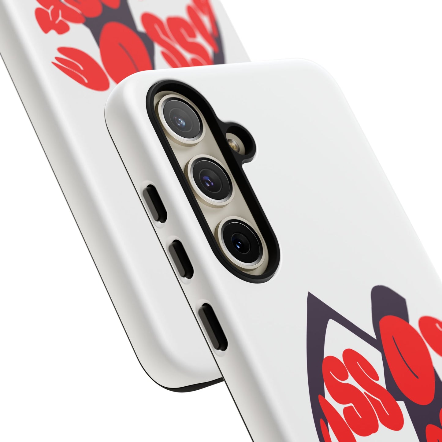 kiss Of Death iPhone Google Pixel Samsung Galaxy, cool design white phone case, iPhone phone Samsung galaxy Google pixel phone case