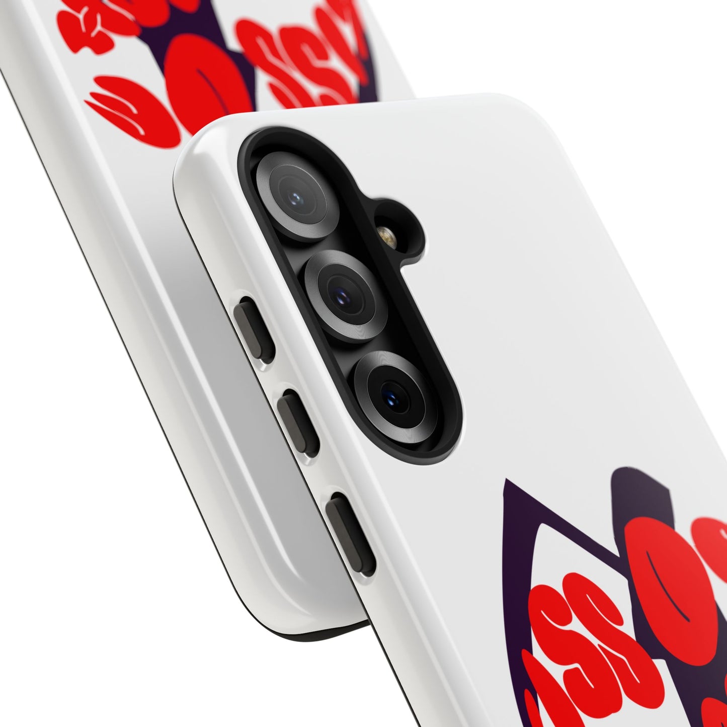 kiss Of Death iPhone Google Pixel Samsung Galaxy, cool design white phone case, iPhone phone Samsung galaxy Google pixel phone case
