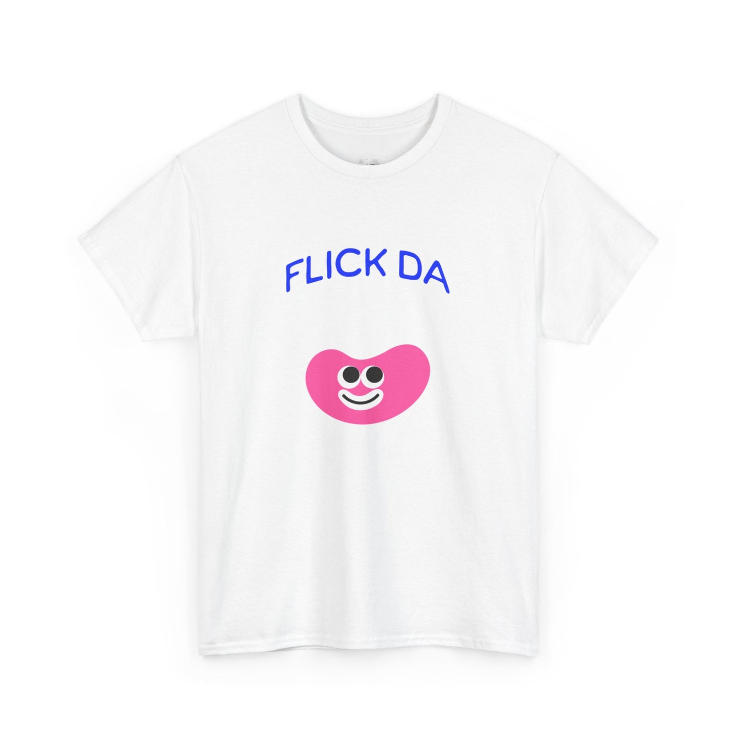 Flick Da Bean funny t-shirt , Cute Graphic T-Shirt, Fun Casual Wear, Gift for Friends, Everyday Summer Style, Comfortable Tee