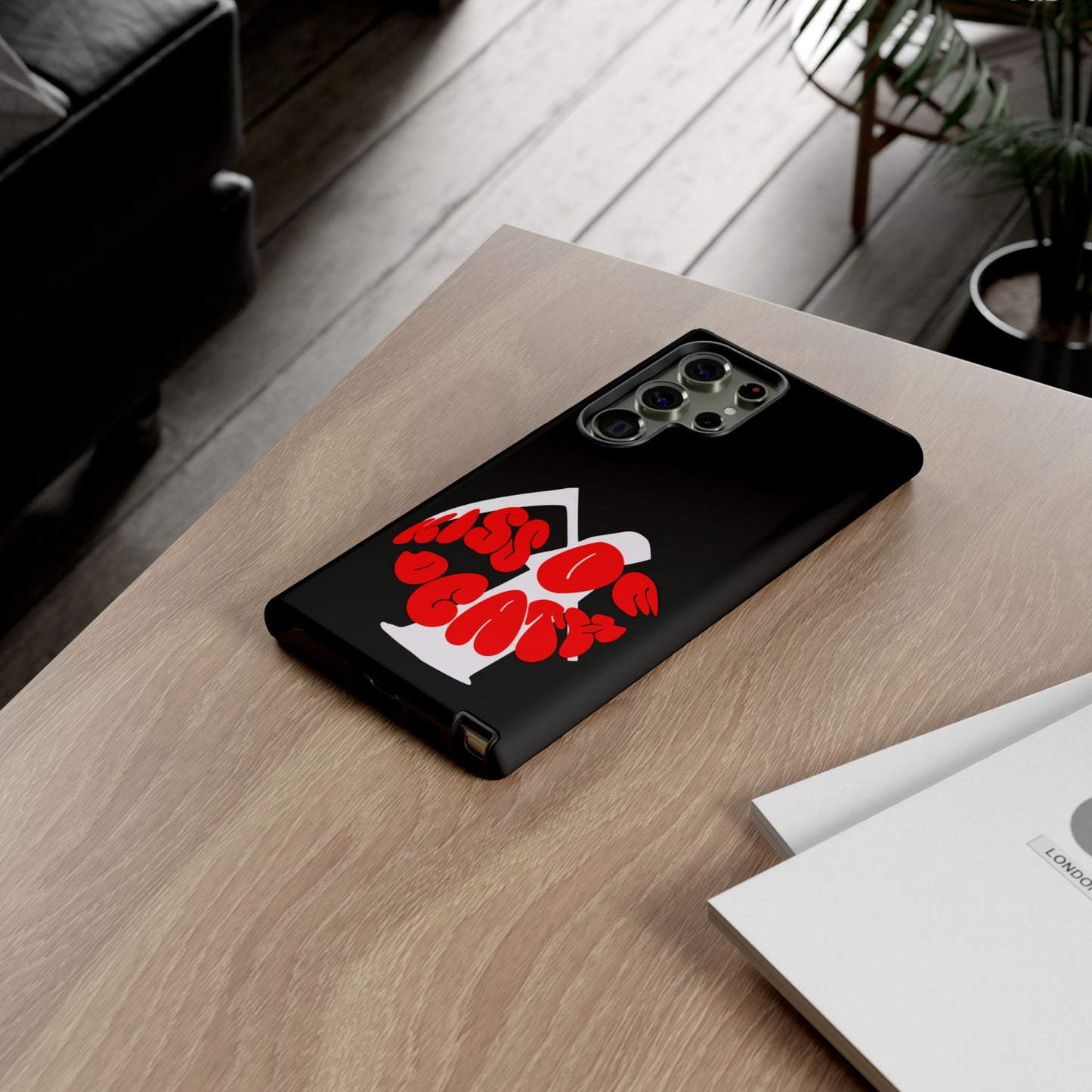 kiss Of Death Phone Case , cool phone case, cool design phone case, iPhone phone case, Samsung phone case, google phone case, black case