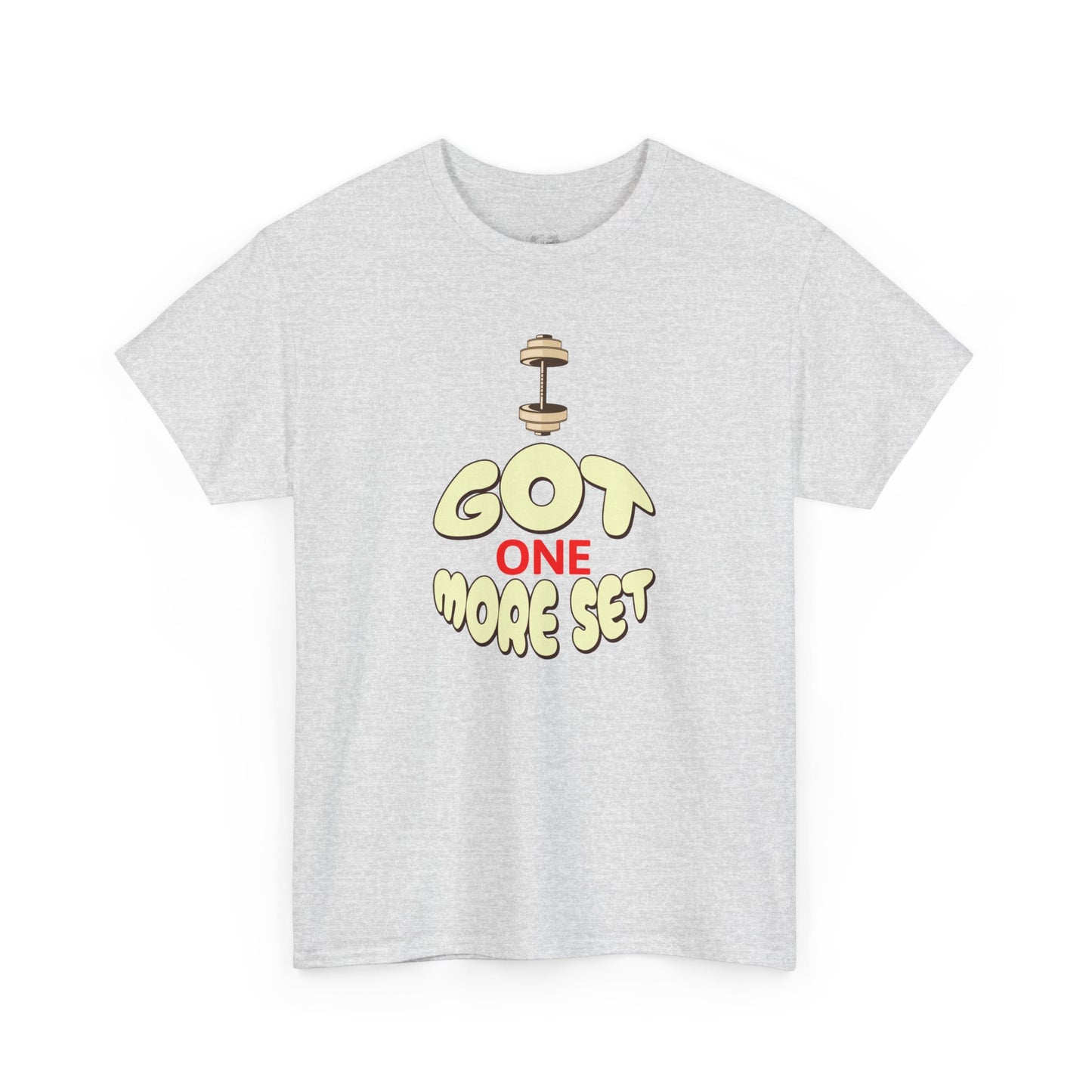 I Got One More Set t-shirt Perfect for Gym Lovers, Athletes, Workout Gift, Plus-Size Friendly, Casual Wear