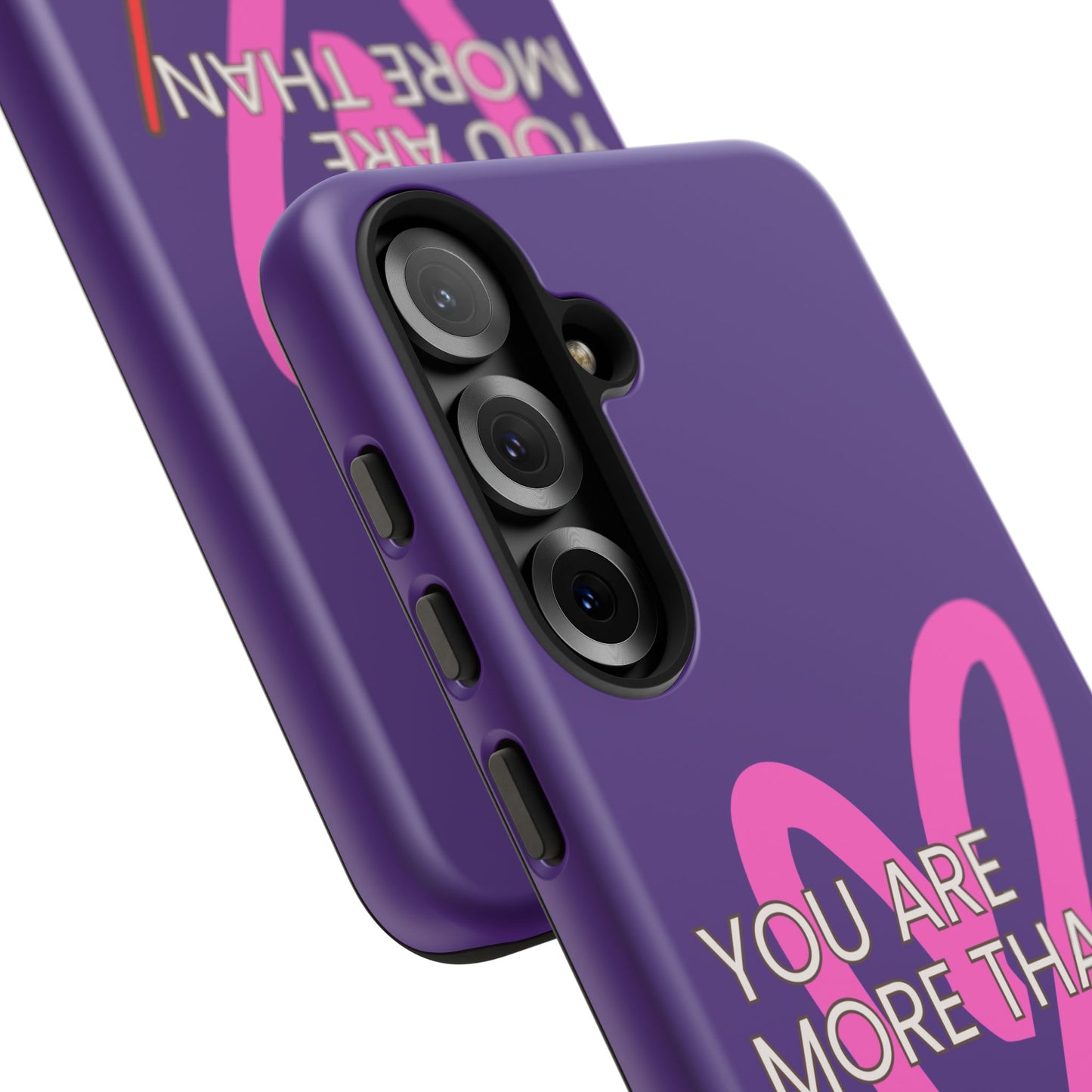 You are more than enough purple phone case, cute phone case gift