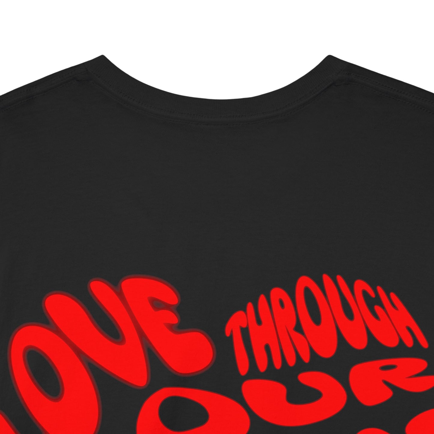 Love Through Your Pain Unisex Heavy Cotton Tee, Casual Wear, Gift for Support, Motivational Shirt, Heartfelt message Tee
