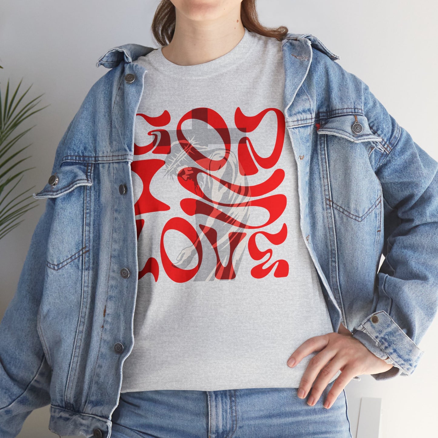 God is Love t-shirt, Christian T-shirt, face T-shirt