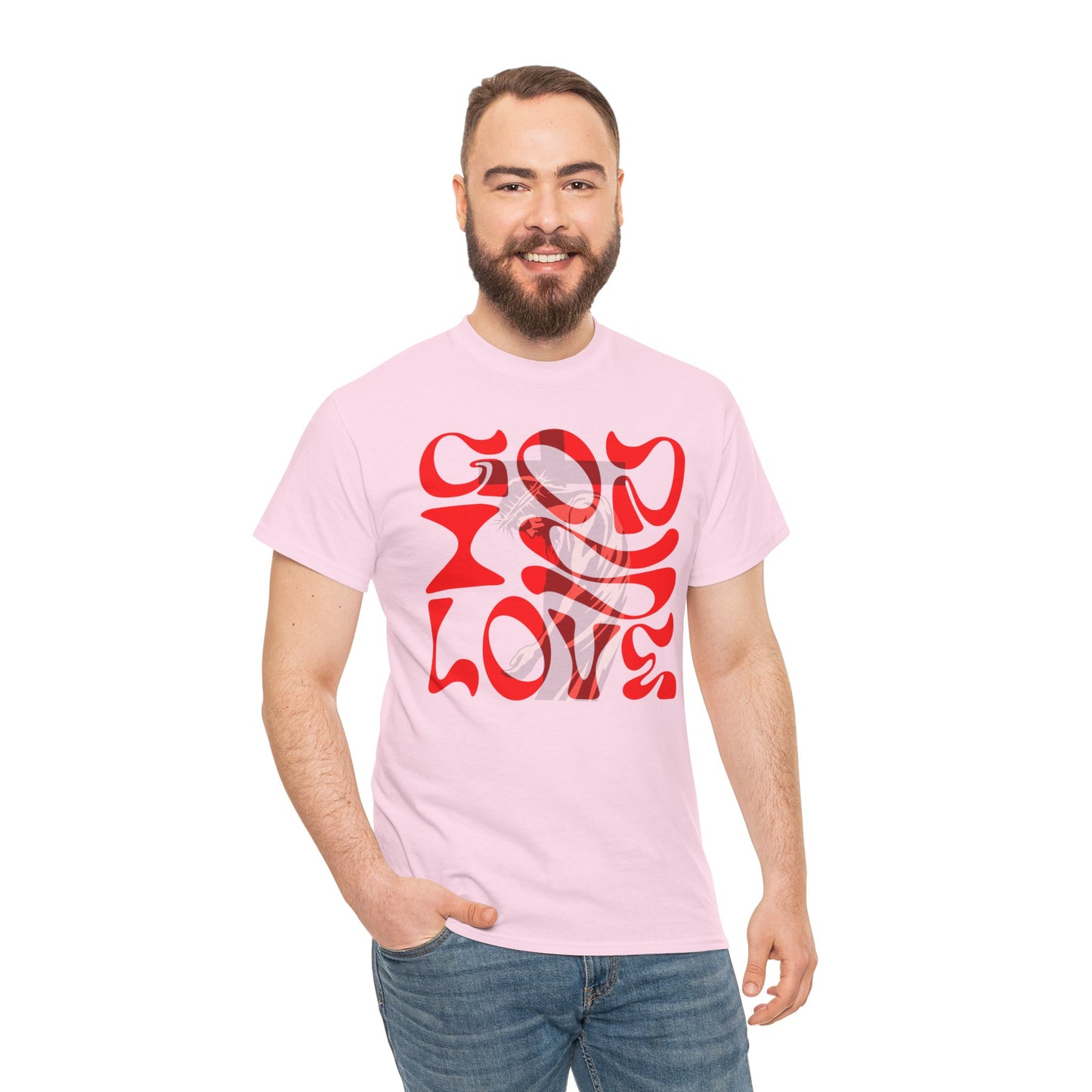 God is Love t-shirt, Christian T-shirt, face T-shirt
