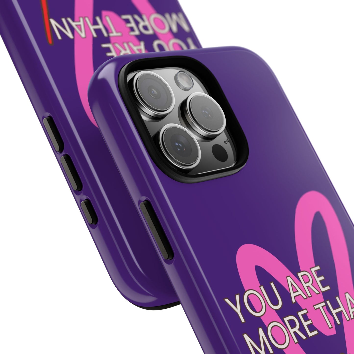 You are more than enough purple phone case, cute phone case gift