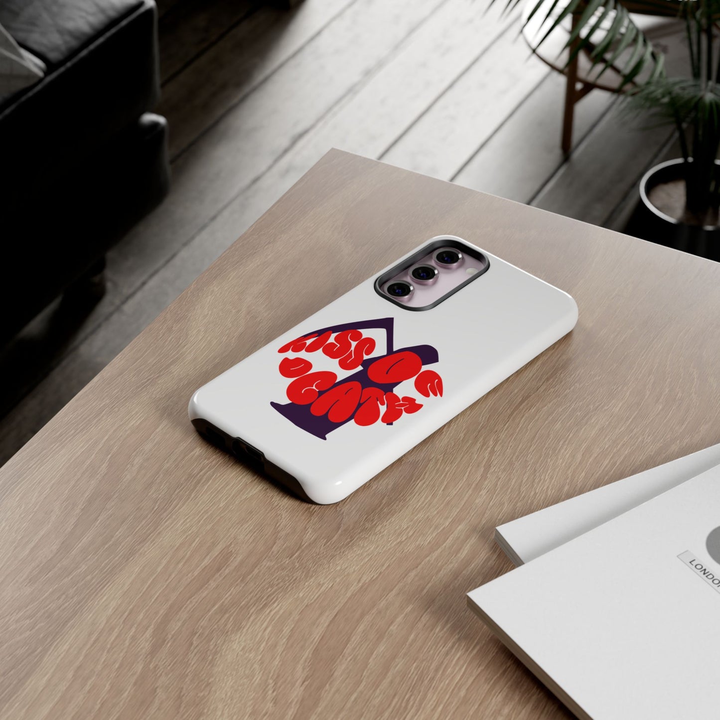kiss Of Death iPhone Google Pixel Samsung Galaxy, cool design white phone case, iPhone phone Samsung galaxy Google pixel phone case